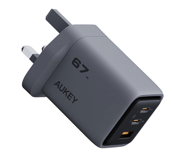 Aukey Ładowarka Comet Mix 3 67W PD GaN - 1471908 - zdjęcie